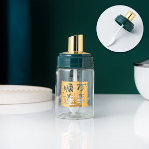 Luxury Glass Seasoning Bottle Set Kitchen Home Use Pepper Sauce Canister Spice Box Salt Jar Pepper Jar Oil Vinegar Bottle