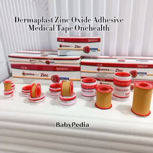 (BABY PEDIA) 3 ROLL - DERMAPLAST ZINC MERK ONEHEALTH READY All Size