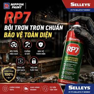 Combo 3 Chai Lớn Xịt bôi trơn chống rỉ sét đa năng RP7 Dung Tích 493ML / 350G TẶNG THÊM 50G