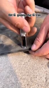 Đục lỗ tròn. Dụng cụ đục lỗ trên da đột lỗ thắt lưng vải ron cao su đột lỗ gioăng cao su chuyên dụng