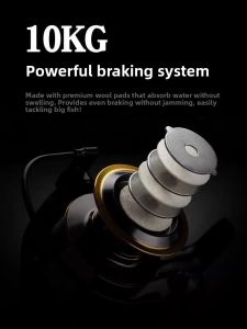 MONLEYTA | Authentic Full Metal Fishing Reel Spinning Wheel For Casting Rod Sea Pole Hand Pole Lure Fishing Line Reel Left Right Hand interchangeable