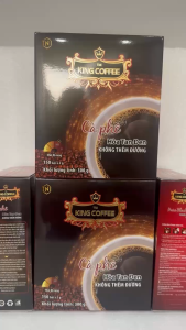 Cà phê đen hòa tan TNI King Coffee Pure Black Coffee dạng túi. Khối lượng 200g (100 gói x 2g)
