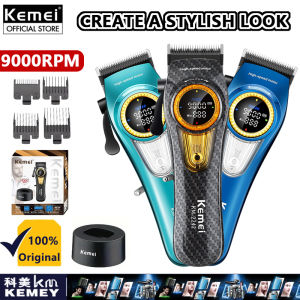 Kemei KM-2242 Hair Clipper Razor For Men Professional Barber Haircut Machine Big Power Hair Trimmer Charging Base