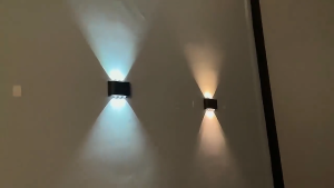 Waterproof Solar LED Wall Light with Automatic Sensor for Warm Garden and Outdoor Decoration