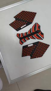 Suitable for KTM DUKE125 200 Duke390 2013-2017 Motorcycle Anti-Slip Side Sticker Tank Pad Rubber Knee Pad Fuel Tank Traction Pad