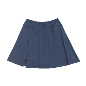 JoycisFriday High Waist A-Line Mini Skirt Split Pure Color Versatile Slimming Summer Short Skirt Sporty Style Polyester Blend