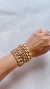 SIRILADA Super Elegant Bracelet Gold สร้อยข้อมือ สีทอง