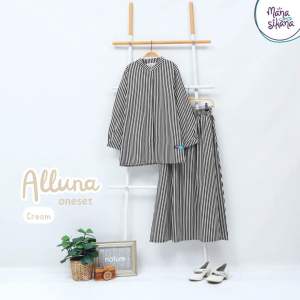 MANASIKANA Alluna OneSet Baju Setelan Tunik Rok Anak Perempuan
