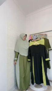 DRESS MARWAH ANAK BAJU MUSLIM ANAKK PEREMPUAN S M L XL