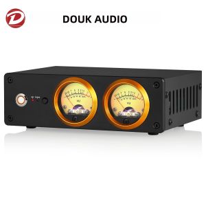 Bộ Khuếch Đại Tai Nghe Để Bàn Douk Audio T13 Mini Phono Preamp MM Cho Máy Hát Đĩa Than Với Đồng Hồ Đo VU Kép Dành Cho Máy Nghe Nhạc Tại Nhà Và Rạp Hát Gia Đình