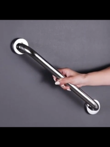 ราวแขวนผ้าสแตนเลส ราวจับในห้องน้ำ ราวแขวนอเนกประสงค์  ราวตากผ้า ราวจับกันลื่น ขนาด607590เซน