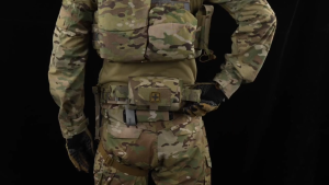 Oiking Tactical Small Lightweight First Aid Kit Pouch V2 Medical Pouch Split Horizontal Quick Pull Cache Design Comes with Velcro Strap Adapt To Molle System for Outdoor Hunting Accessories