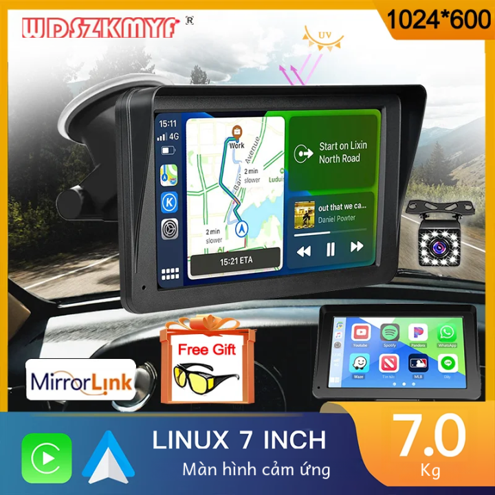 7-Inch Di Động Máy Nghe Nhạc Đa Phương Tiện Không Dây Carplay Android ...