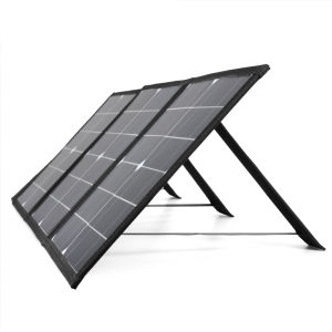 Bảng Điều Khiển Năng Lượng Mặt Trời Có Thể Gập Lại 100W Với Cổng Sạc DC + USB Túi Pin Năng Lượng Mặt Trời 18V Ngân Hàng Điện Để Sạc Điện Thoại Di Động Ngoài Trời Cắm Trại Đi Bộ Đường Dài
