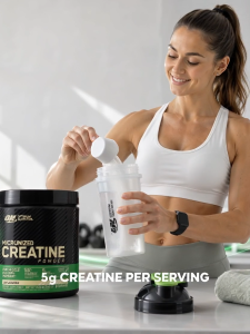 Optimum Nutrition Micronized Creatine Powder Monohydrate Unflavored 300g /Muscle growth increase muscle strength (exp:07-28)