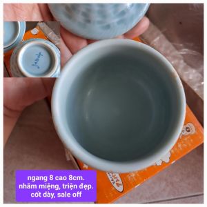 Dĩa sushi thố chén bạch ngọc Gốm sứ nhật 2hand