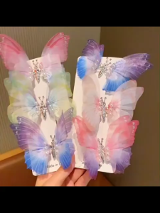 Mobile Butterfly Hair Clip Baby Hair Accessories Girl Hair Clip Set Mobile Butterfly Hair Clip