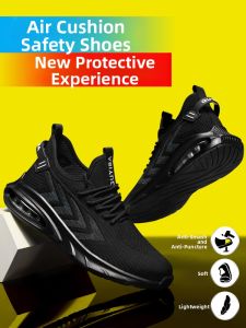 GUYISA | Breathable Anti-smash and Penetration-resistant Safety Work Shoes for Men