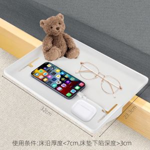 Floating Bedside Storage Rack Card Holder Mattress Shelf Wall Mounted Organizer Home Organization Tool Other Brand Model 001