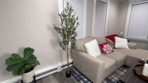 Artificial Olive Tree Fake Potted Olive Tree Large Artificial Olive Suitable for Modern Home Office Living Room Floor Decoration Interior
