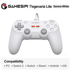 GameSir | GameSir Retro Wired Gamepads for PC Steam Switch 2/1 Controller Tegenaria Lite Controle Hall Effect Stick 1000Hz Polling Rate
