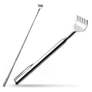 Extendable Back Scratcher for Men Portable Telescopic Metal Back Scratchers Back Hand Massager for Birthday Christmas Gifts
