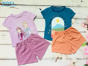 Combo 3 bộ đồ quần áo bé gái quần áo trẻ em đáng yêu từ 8kg đến 25kg cotton thiên nhiên co giãn 4 chiều - 3 bộ 3 màu ngẫu nhiên