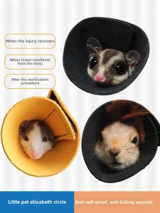 Elizabet Circle Squirrel Hairy Nosed Petaurist Bathing Pet Supplies Prevent Self Harm Neck Circle for Hamsters And Other Small Pets