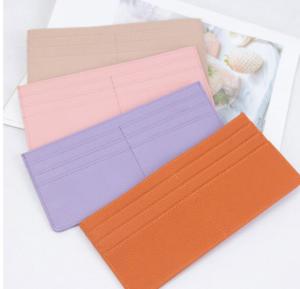 Smart King New ultra thin long wallets for women and men Genuine cow Leather casual simple coin purse multifunction card holders