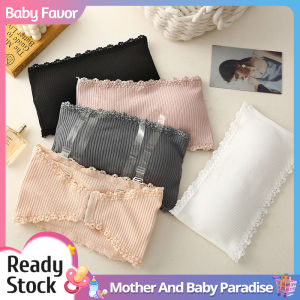 Teens Bra For Girl Kids Bralette Tops Strapless Tube Chest-Wrapped Pure Cotton Top Womens Strapless Bra Wrapped Around The Chest Lace Edge Underwear Girls Teens For Girl Kids