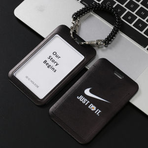 Campus Shuttle Card Bus Subway Card Cover Work Certificate Lanyard Halterneck Kindergarten Badge Student Couple Card Protective Cover Cartoon Cartoon Cute Retractable Rope Anti-Lost Anime Sesame Street