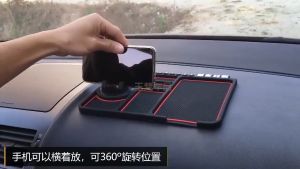 Car Car Anti-Slip Mat Navigation Stand - Car Anti-Slip Mat GPS Sticky Pads Mobile Phone Tablet Navigation Instrument Anti-Slip Mat with Number {Stock Malaysia} 🔥