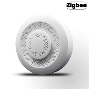 Smart Zigbee WIFI Airbox CO2 Formaldehyde VOC Detector Temperature Humidity Sensor Compatible with Tuya App Control Smart Home