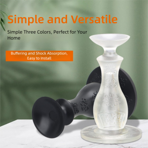 Silicone Door Stopper Mute Anti Collision Pad Door Stop Bumper Non-punch Wall Protection Door Wall Buffer Home Improvement