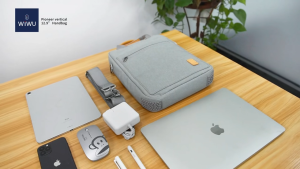 Tas Infinix Xpad 20 11 Inch 2025 Universal Selempang Casual Pouch Handle Tablet Storage Jinjing Sleeve Sarung Kanvas Universal Bag Pria Wanita Kerja Kuliah Slot Selempang Anti Air Waterproof Resistant Cowok Cewek Pria Office Abu-abu Hitam Grey Black