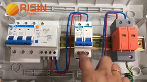 Hot Sale Risin AC SPD Surge Protector Device 2 Pole 20KA-40KA and 30KA-60KA