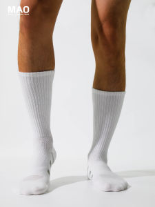 Professional High-Tube Mens Sports Socks 3 Pairs Running Basketball Long Tube Sweat Absorbent Anti-Odor Elastic Spring Autumn Style