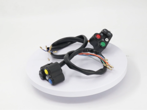 【Funtimes】Motorcycle Universal Handle Switch Set Left And Right Durable Alloy All-In-One Control For Lighting Horn And Signals