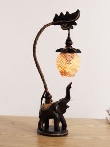 Vintage Chinese Style Decorative Bedside Lamp