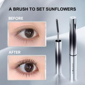 Judydoll 3D Curling Eyelash Iron Mascara Black & Brown Curling & Lengthening Long-Lasting Formula Waterproof Smudge-Proof