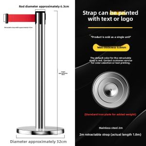 XINWANHUANG | Isolation Barrier Expandable Barrier Stainless Steel Barrier Bank Caution Line Safety Line