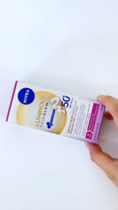 NIVEA FACE CARE Luminous Skin Glow Instant Glow Fluid 40ml / Sun Care / Face Suncare / Sun SPF50 / (Pelindung Matahari)
