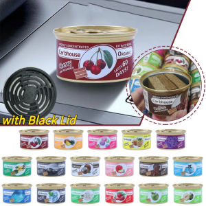 Car Interior Air Freshener Decorative Accessories: Multi-functional Fiber Deodorant, Natural Wood Block Aromatherapy, and Canned Car Aromatics