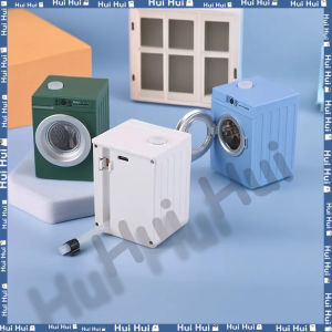 Mini small home appliance toy dollhouse rechargeable rotating washing machine miniature scene model home decorative ornamentgift