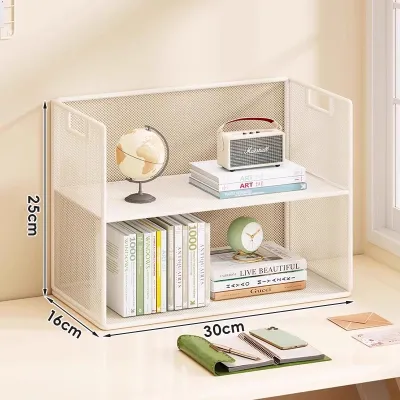 WUBUWEI | Multi-layered Tabletop Bookshelf Document Storage Rack