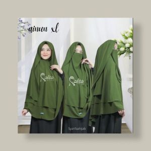 KHIMAR INSTAN AINUN SYARI FREE NIQAB (by raisa)