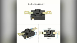 Phích cắm 3 chân máy phát điện chân cắm bằng đồng 30A hàng chất lượng cao