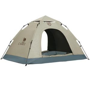 CAMEL | Portable Camping Tent for Overnight Use Silver Coated Sun Protection Automatic Setup