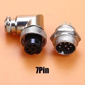 1Set 2Pin 3Pin 4Pin 5Pin 6Pin 7Pin 8Pin 9Pin 10Pin GX16 Male Female Metal Aviation Plug Socket Connector