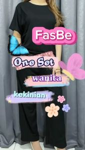 PROMO 5.5 Setelan Celana Panjang Atasan V Neck Jumbo Spandek Rayon Import 6020